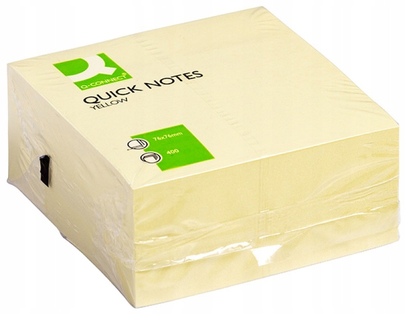 

Kostka samoprzylepna żółty bloczek karteczki