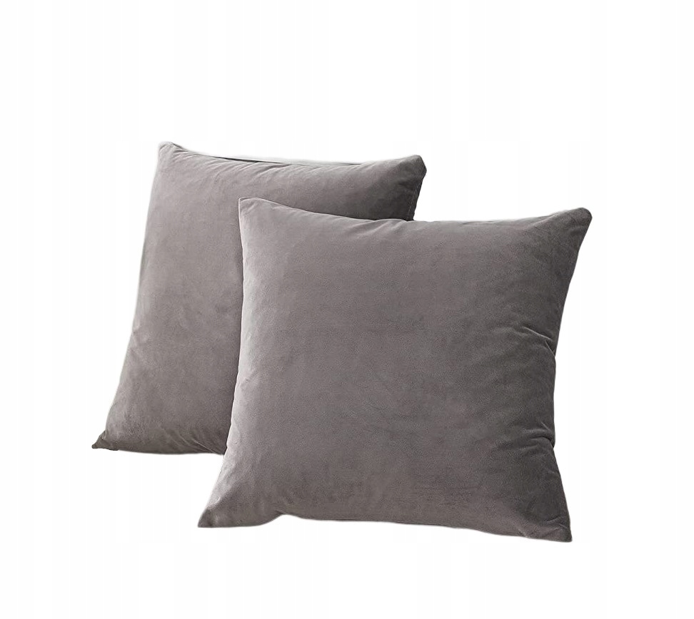 

Poszewka Aksamit Welur Premium Szara 40x40 2szt