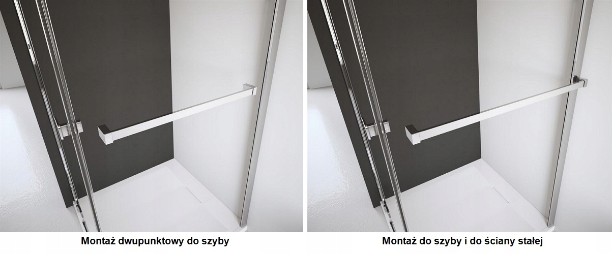 Drzwi prysznicowe RADAWAY Idea DWJ 160x200,5 LEWE Wykończenie szkła przezroczyste