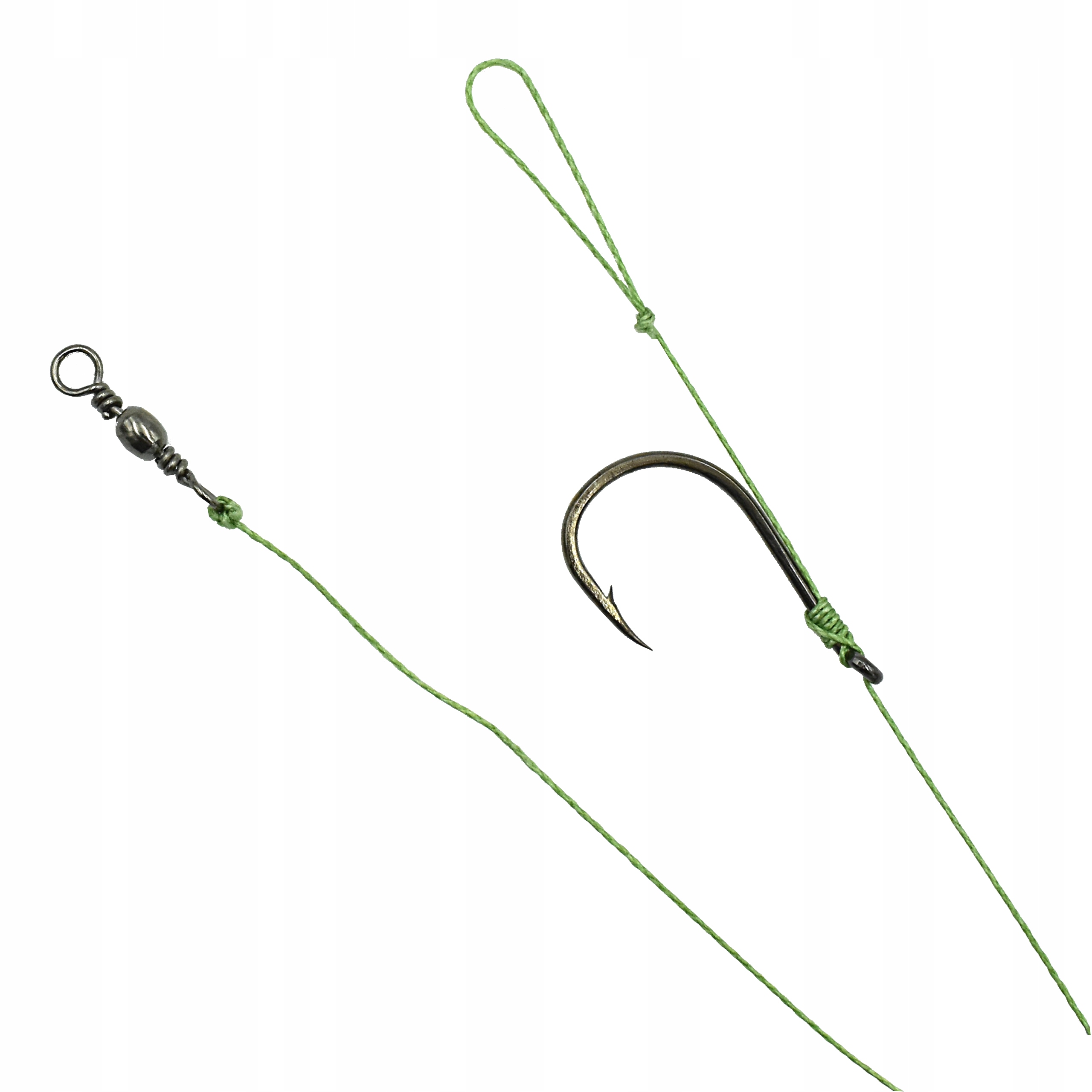 PRZYPON KARPIOWY Z WŁOSEM PLECIONKA CHINU 4/15kg Materiał inny