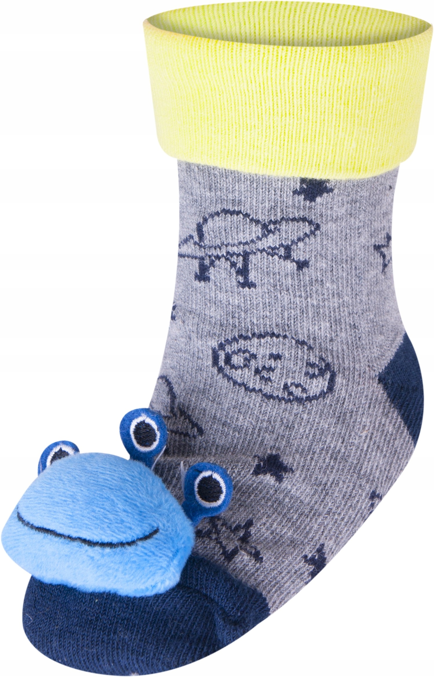 

Skarpetki bezuciskowe z zabawką r.S, 19-20, 12m+