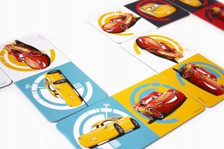 GRA LOGICZNA GIGANTYCZNE DOMINO AUTA CARS 3 TACTIC Marka Tactic