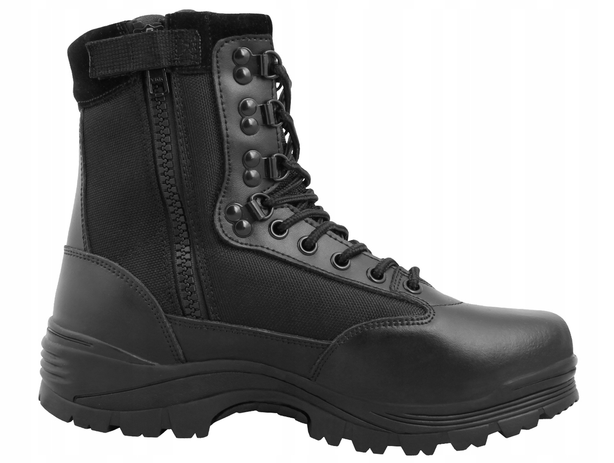 Mil-Tec Buty Taktyczne z Zamkiem Czarne 48