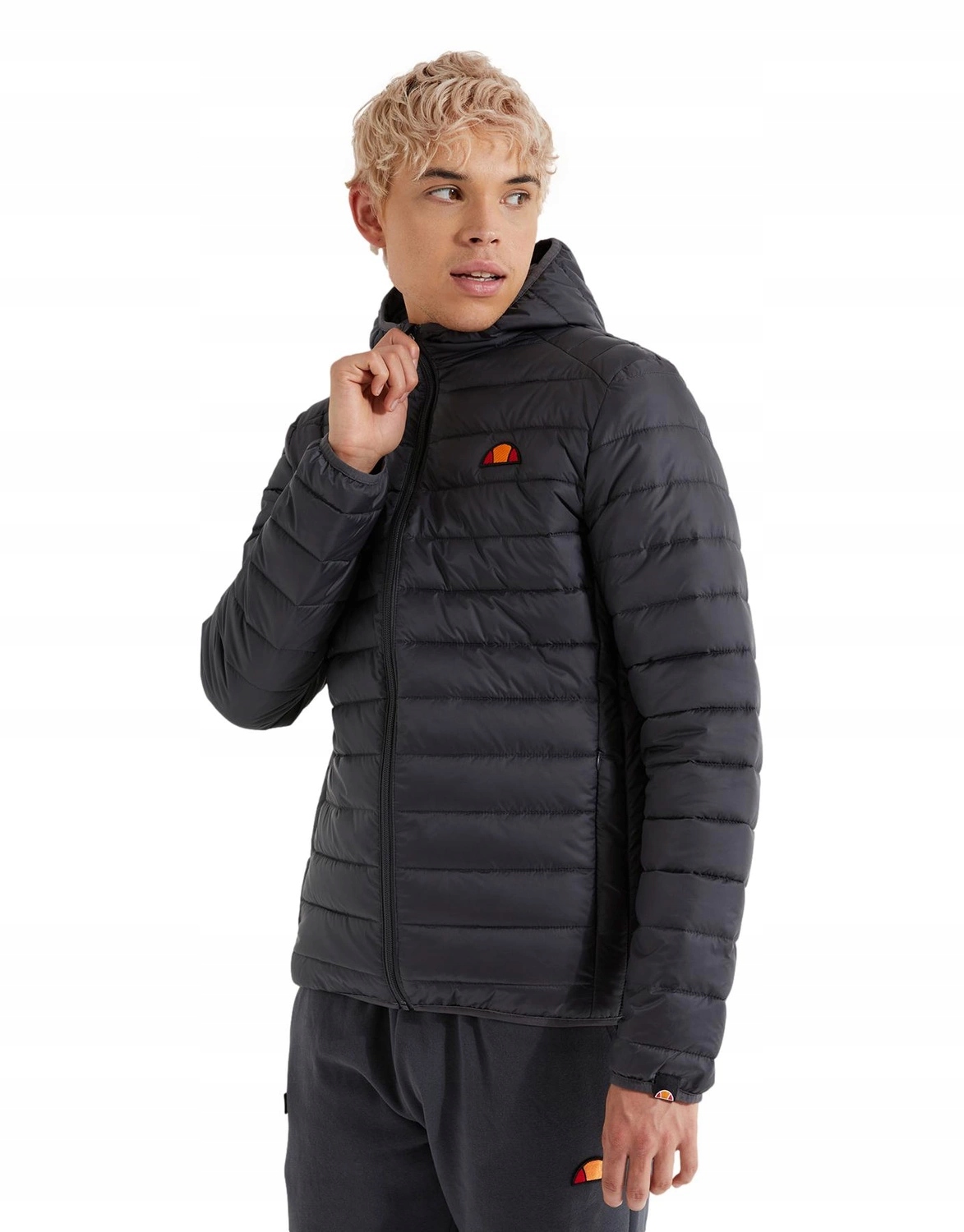 Pánská přechodová bunda Ellesse zimní prošívaná s kapucí Lombardy