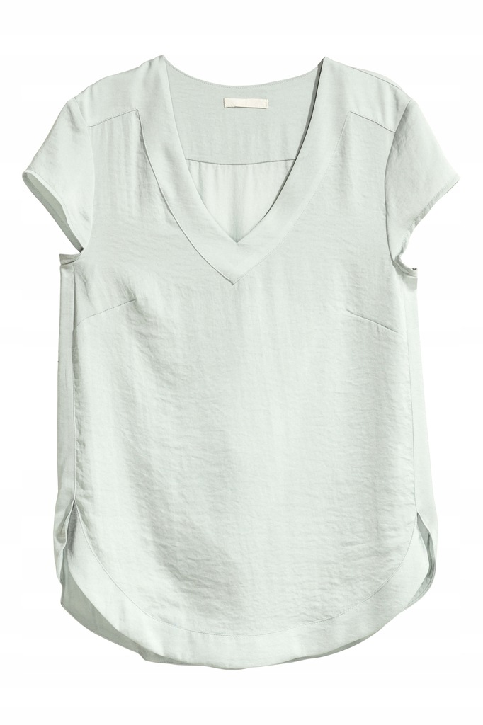 

Satynowa bluzka w serek Top H&m r.32 Xs