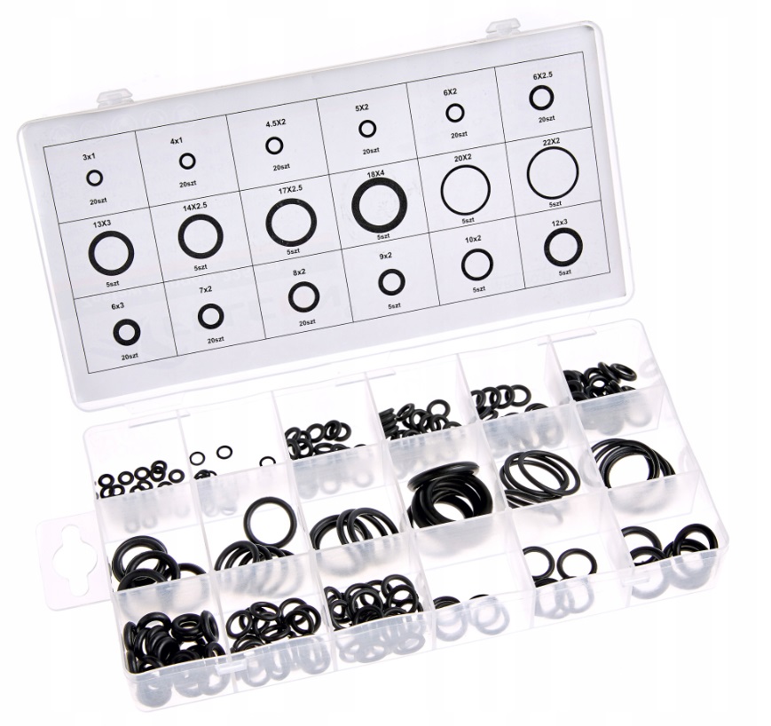 ORINGI GUMKI USZCZELKI GUMOWE 225 SZT OLEJOODPORNE Kod producenta 02819