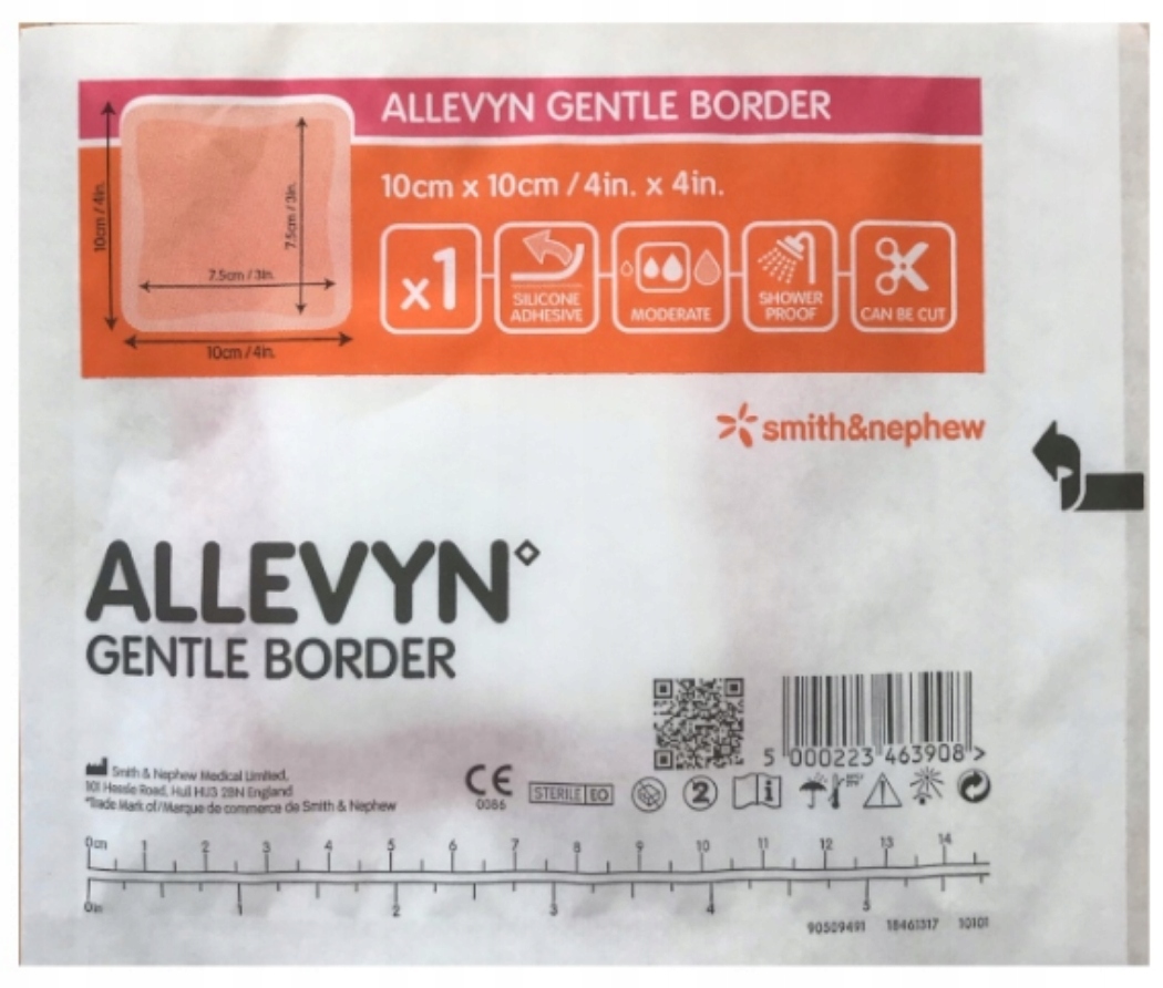 

Allevyn Gentle Border opatrunek piankowy 10x10 1sz