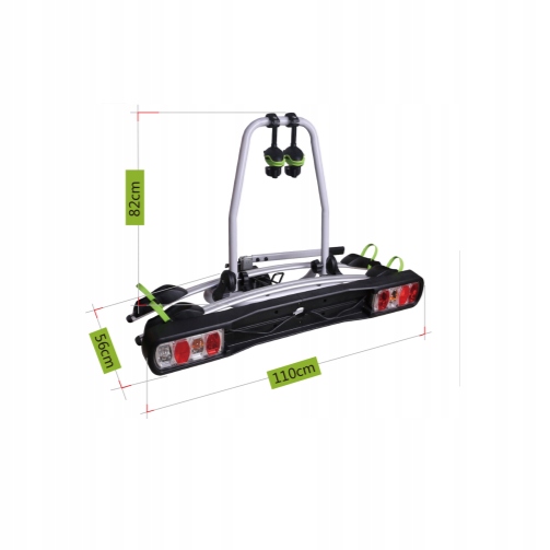 BAGAŻNIK ROWEROWY NA HAK 2 ROWERY PLATFORMA 13 PIN ZAMYKANY UCHYLANY Producent inny