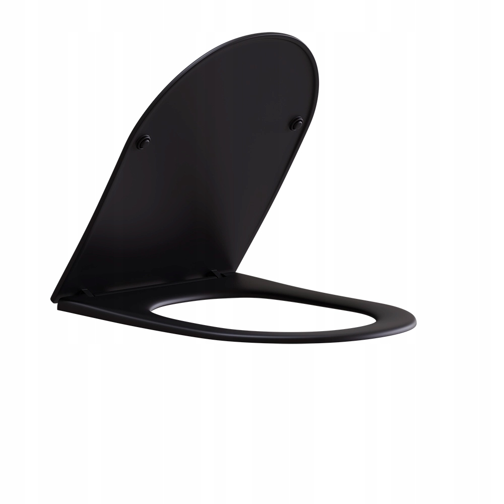 Wc sedátko pro misky Katrina černé, pomalu padající Swiss Meyer