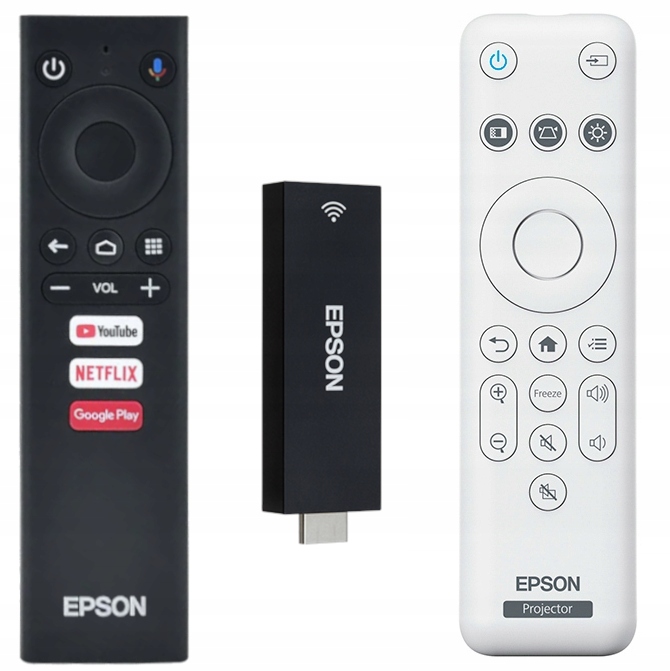 Rzutnik Projektor LCD Epson CO-FH02 3LCD FullHD Android TV GŁOŚNIKI + PILOT Wysokość produktu 8.7 cm