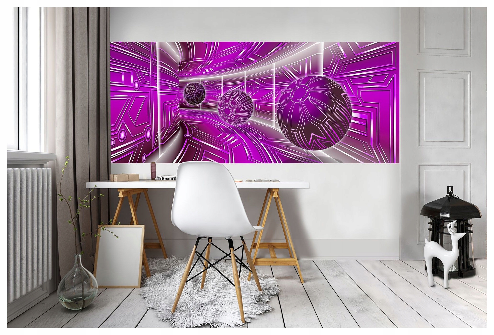 Fototapeta Geometrický tunel iluze hloubky kosočtverce 250x104 lepidlo