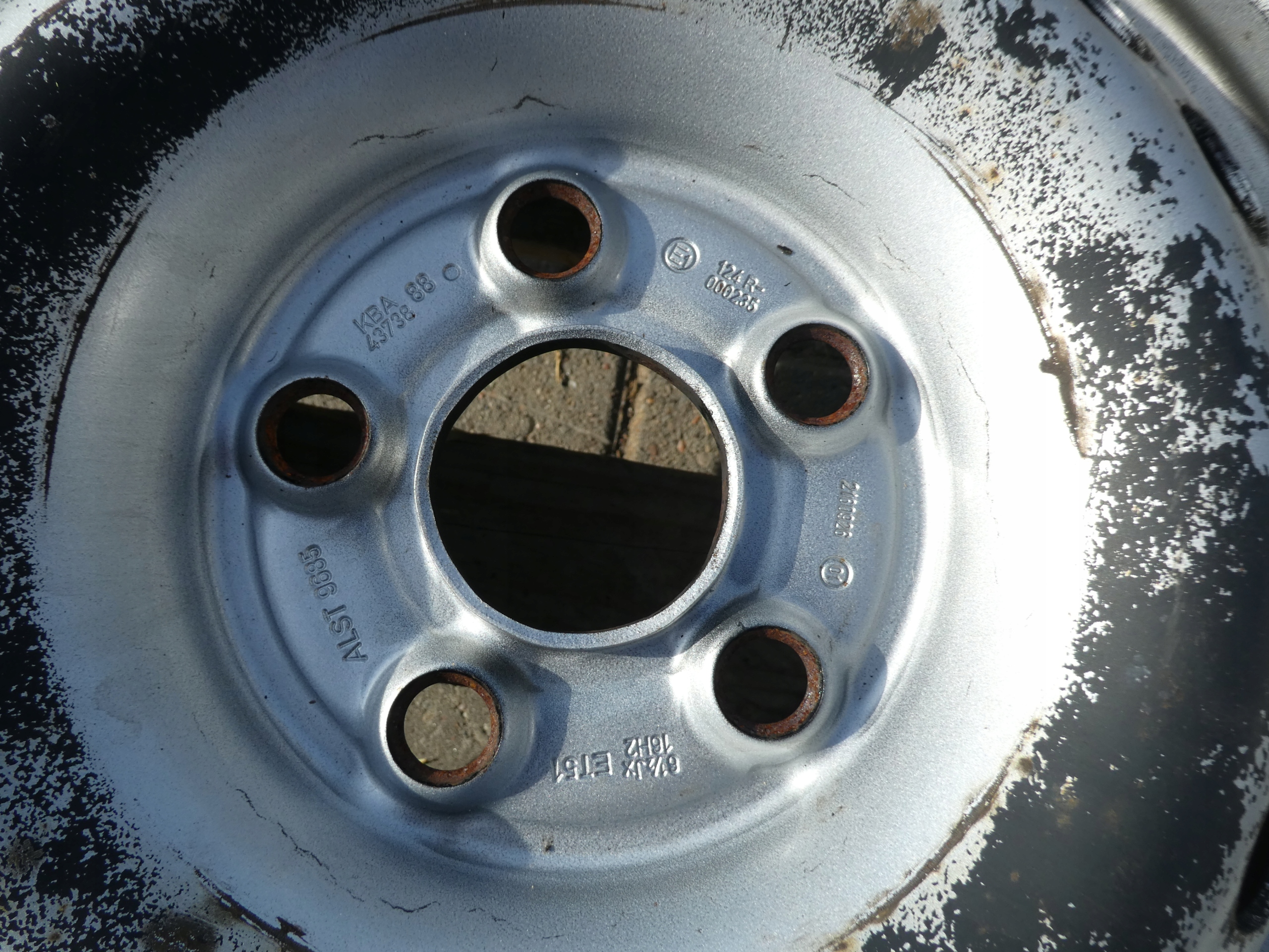 VW T5 CERCHI FERRO KBA43738 6.5JX16 ET51