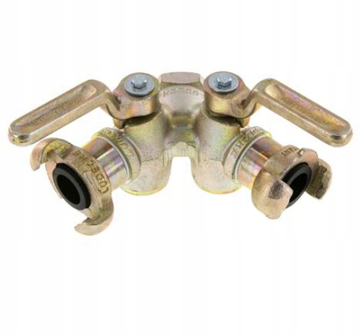 Kulový kohout s kloubem 42 mm x 2 Gw G 1", tvárná litina/NBR