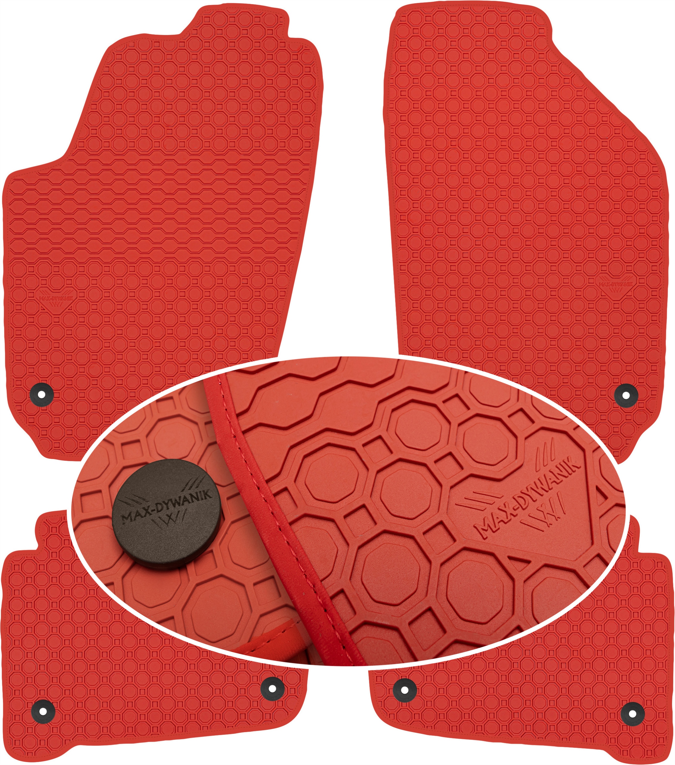 Škoda Fabia I 2000-2007 Koberce Červené