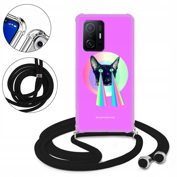 

Etui Crossbody Czarny Do Xiaomi 11T 5G Crazy