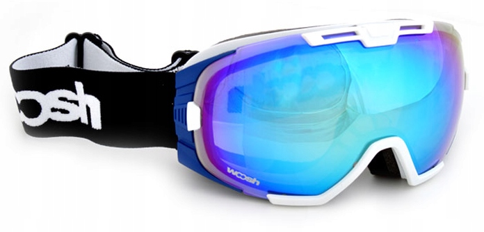 GOGLE NARCIARSKIE WOOSH W85-2 UV + ETUI + SKI RZEP