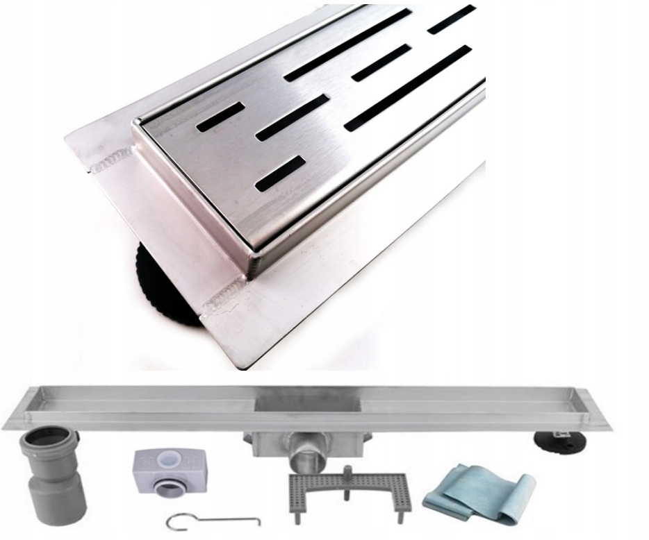 Sprchový lineárny odtok 120 cm, nízka kapacita 52 mm, vzor M05