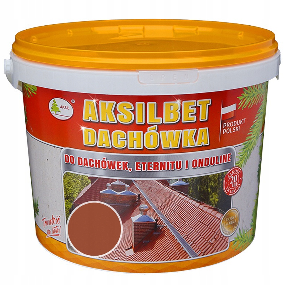 

Farba do dachu Aksilbet Dachówka Ceglasty 5L