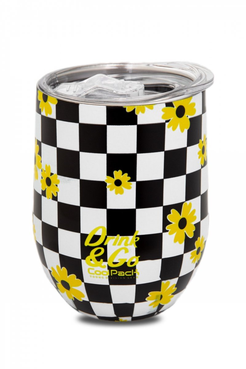 Kubek termiczny CoolPack 350 ml kwiatki, Chess Flow (Z22745)