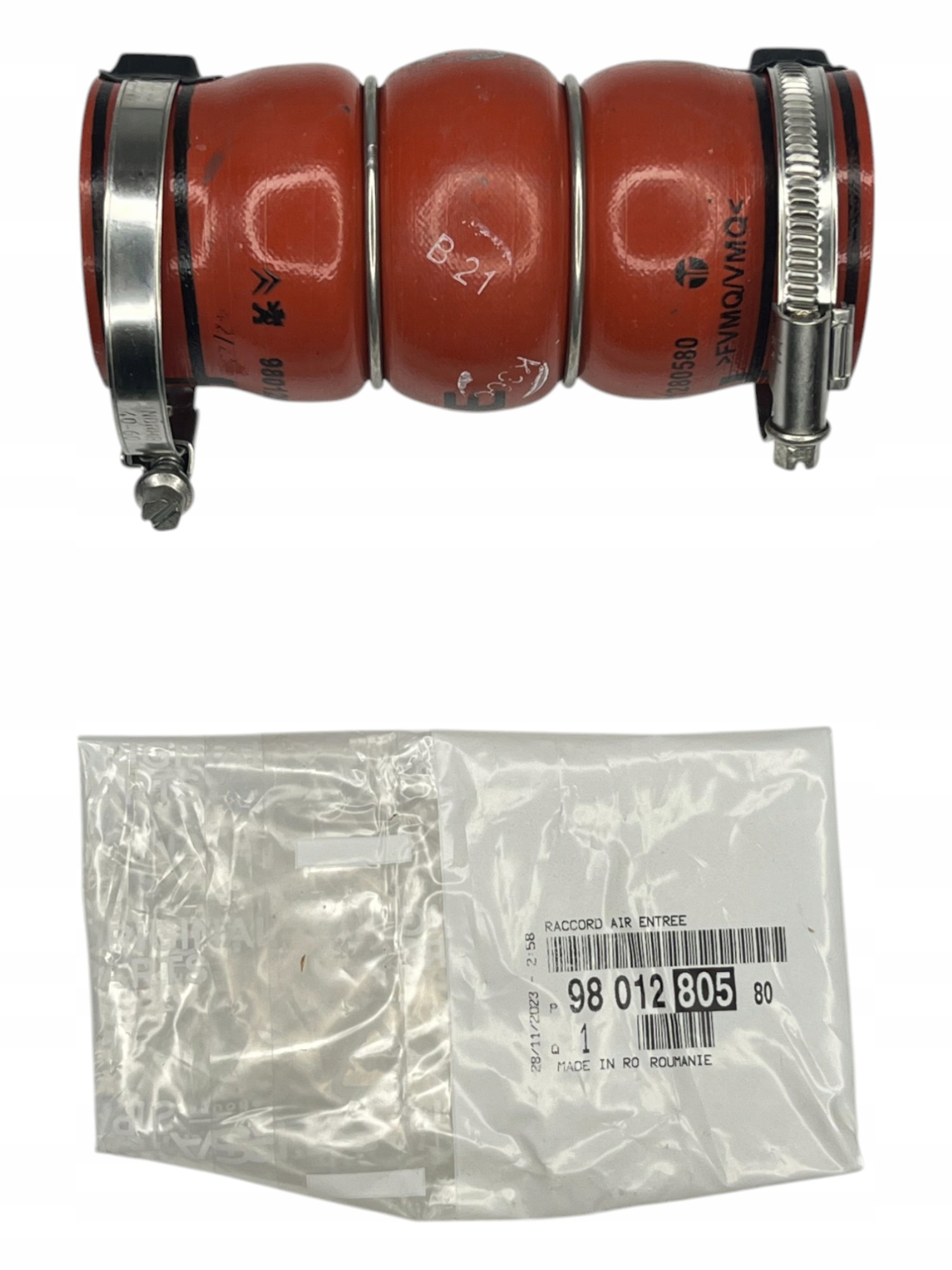 Vzduchová Hadice Citroen C3 III Peugeot 208 1.6 Bluehdi 9801280580 Oe