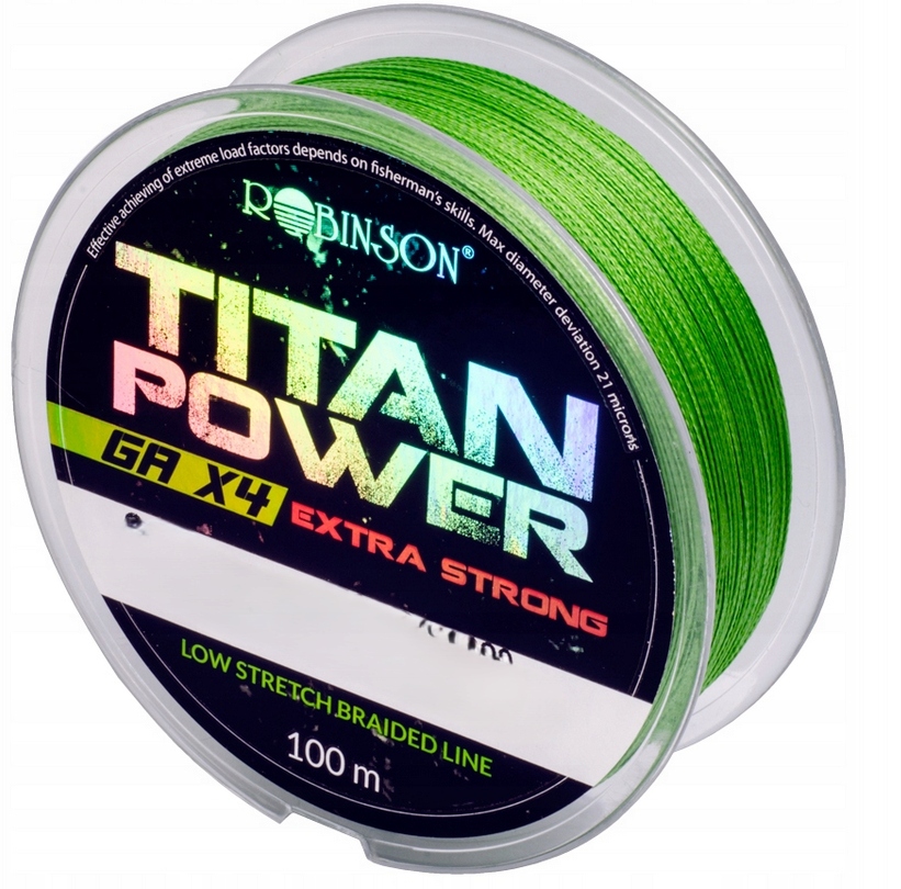 Plecionka Robinson Titan Power Ga X4 0,22 mm x 100 m