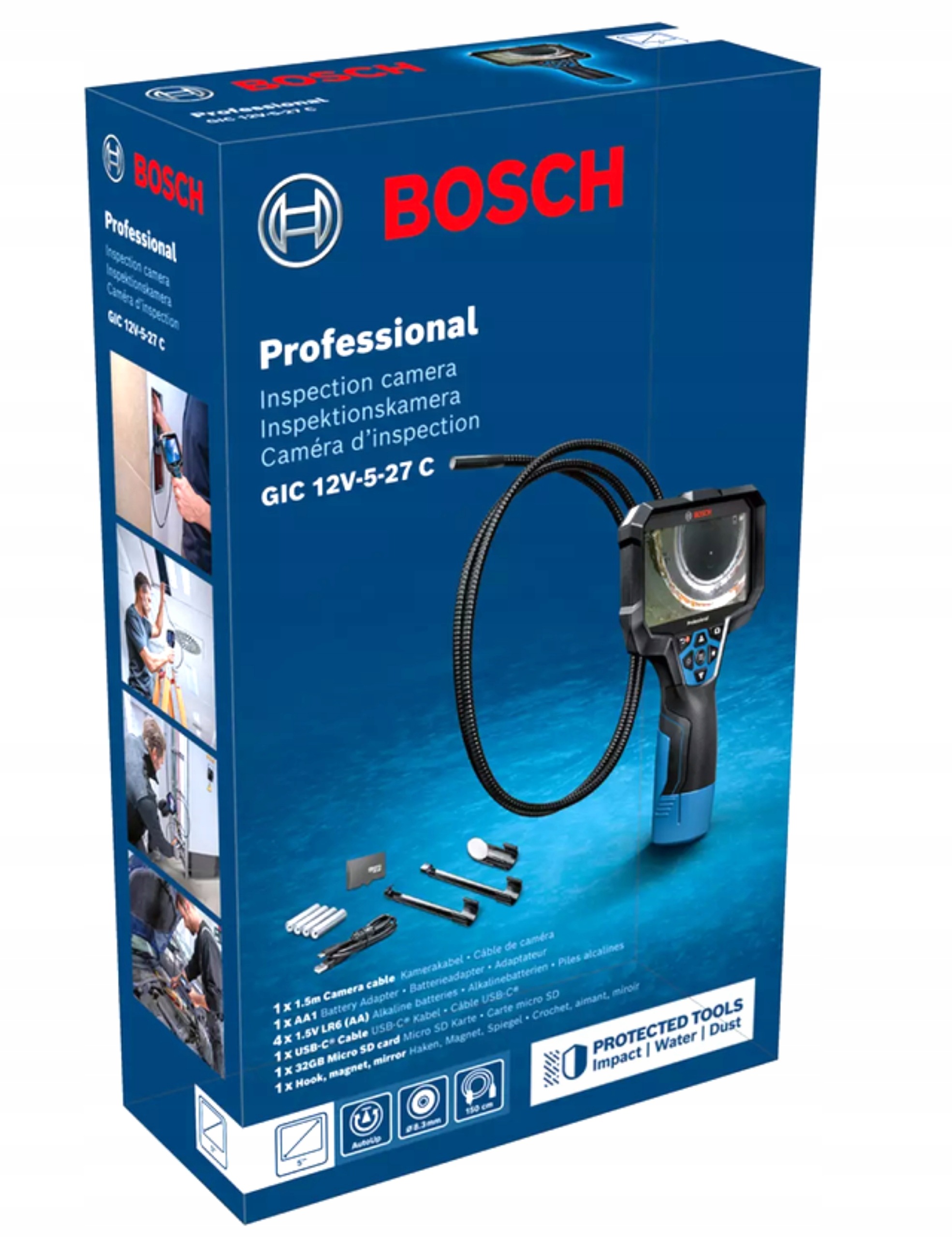 Kamera inspekcyjna Bosch Professional Gic 12V-5-27 C 0601241400