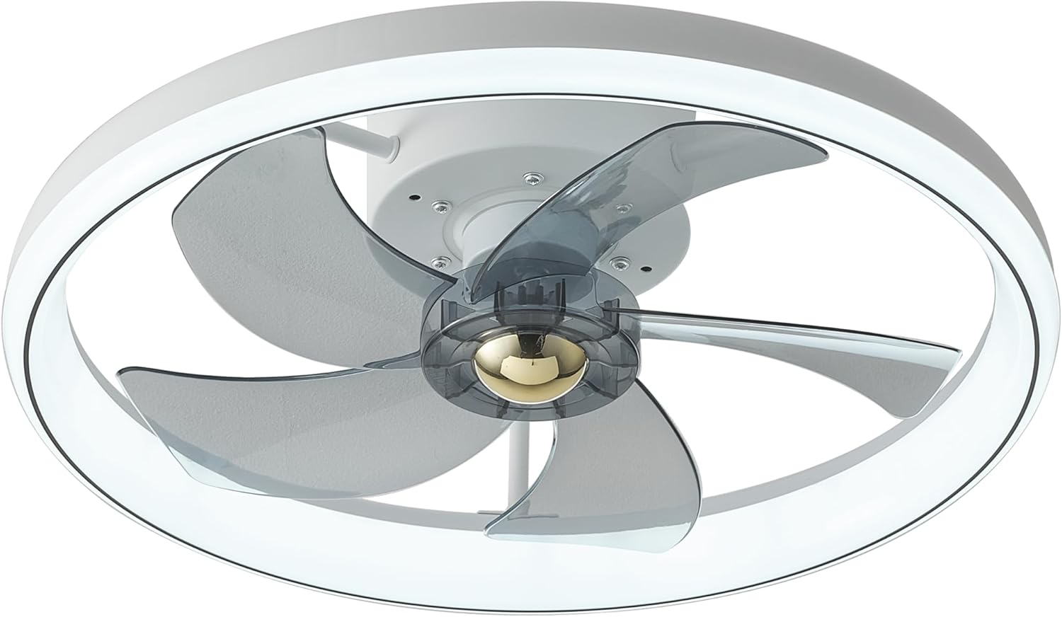 Stropní Ventilátor, Moderní Led Osvětlení Lmisq 48W 50 CM