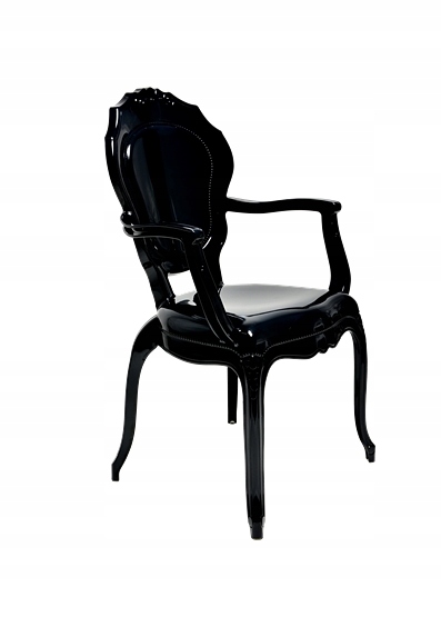 Fotel Dankor Design GLAMOUR poliwęglan czarny