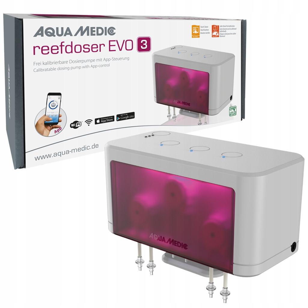 Aqua Medic Reefdoser 3 Evo Wi-Fi dávkovací čerpadlo