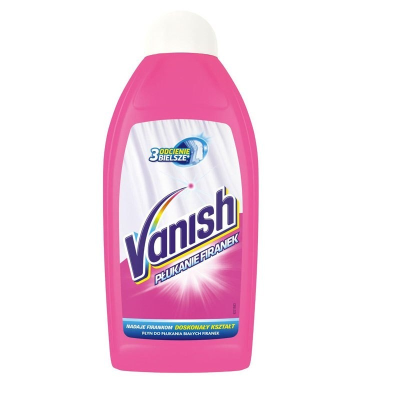 

Vanish Płyn do Płukania Białych Firan Firanek 0,5l