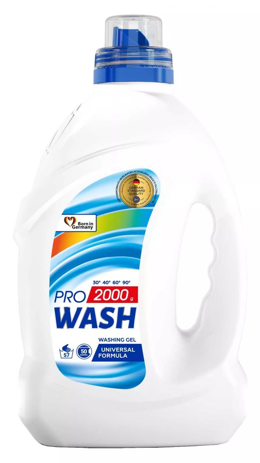 

Pro Wash Niemiecki żel do prania 57 Prań, 2 kg