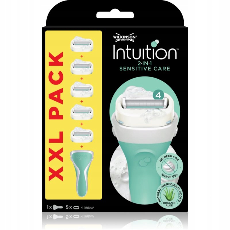 Wilkinson Sword Intuition Sensitive holicí strojek náhradní hlavice 5 ks