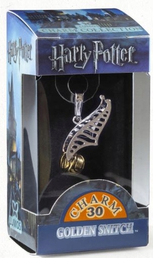 Harry Potter Gadget jako dárek pro fanouška Přívěsek Zlatý Hřbitovní Svíčka NN1052