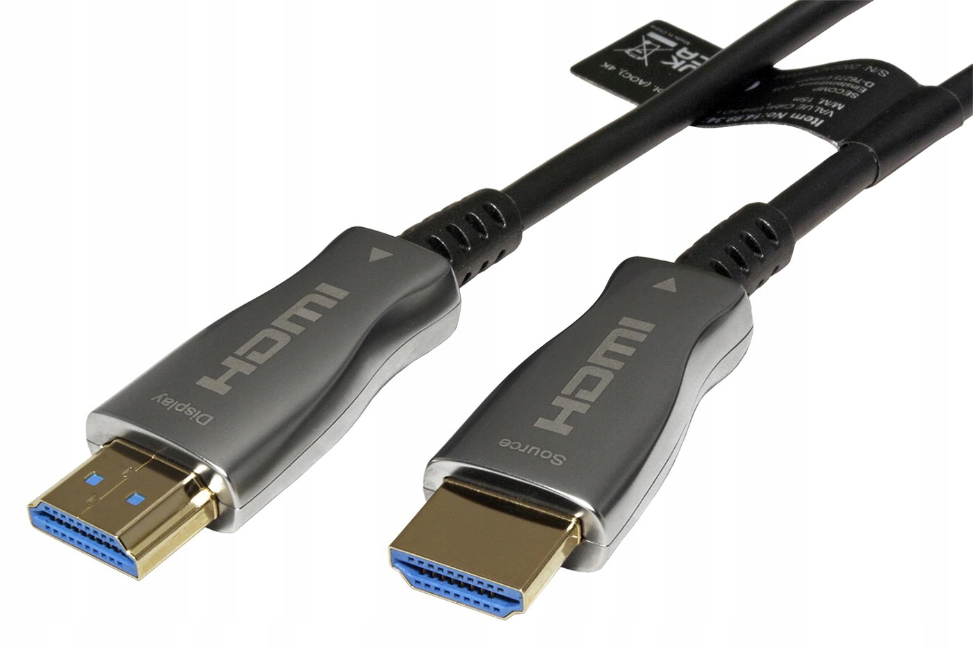 Value Hdmi 2.0 aktivní optický kabel, Ultra-HD (18G), Hdmi M Hdmi M, 20m