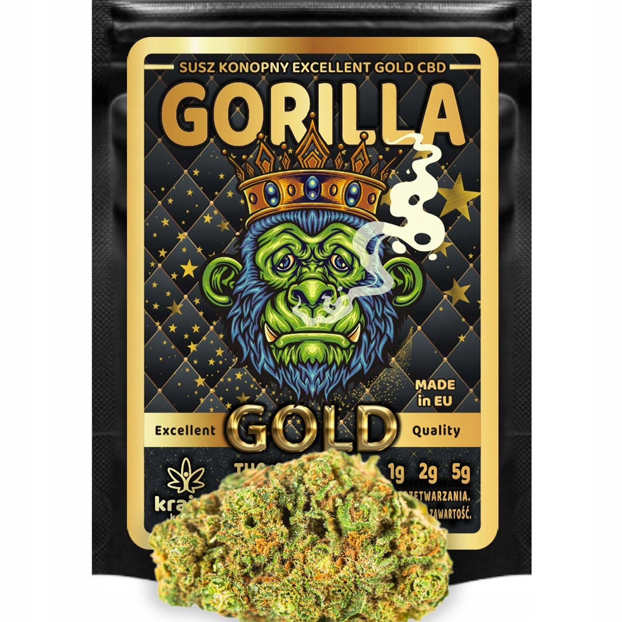 

Susz konopny Cbd Gorilla Gold 20 g