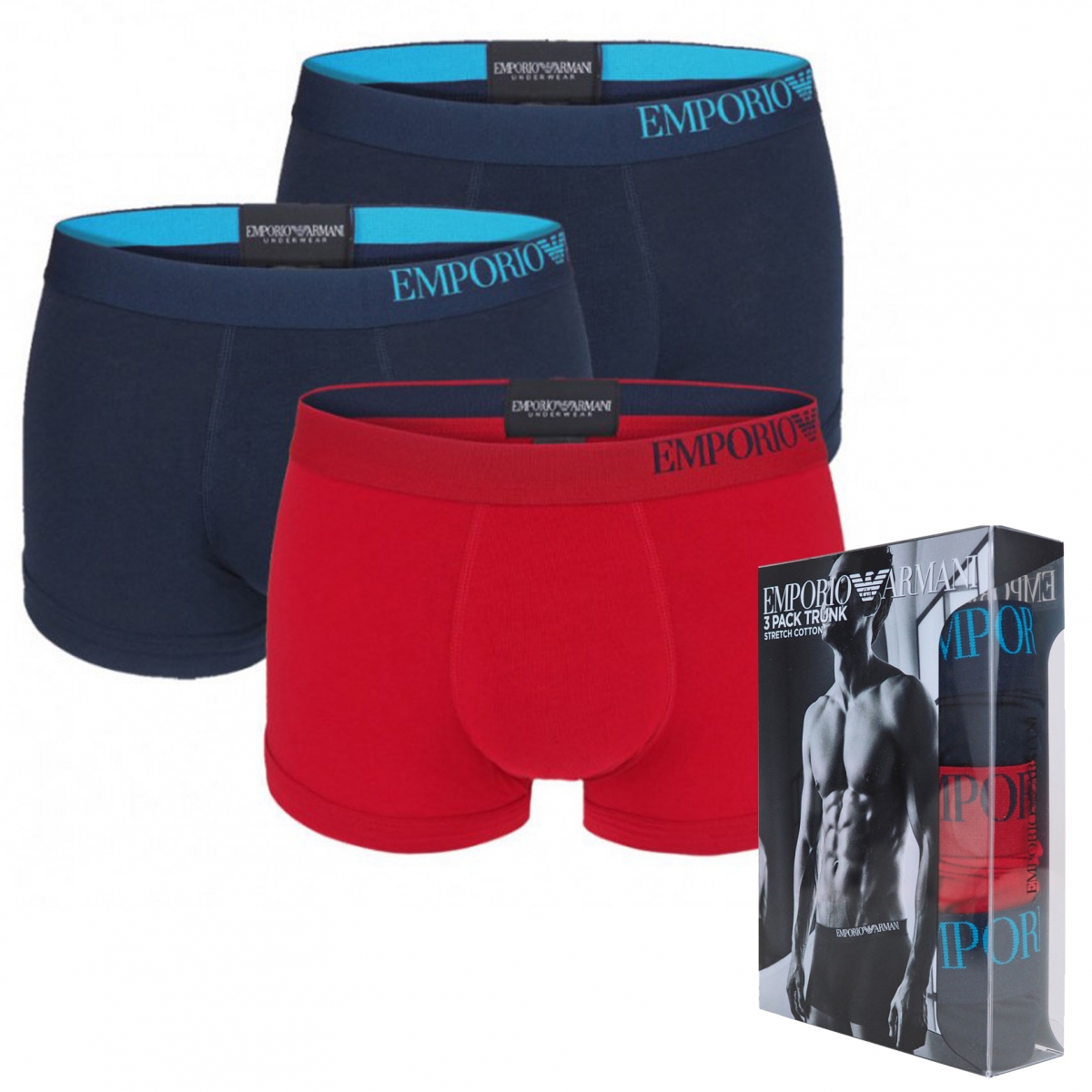 

Emporio Armani bokserki męskie bawełna 3pack L