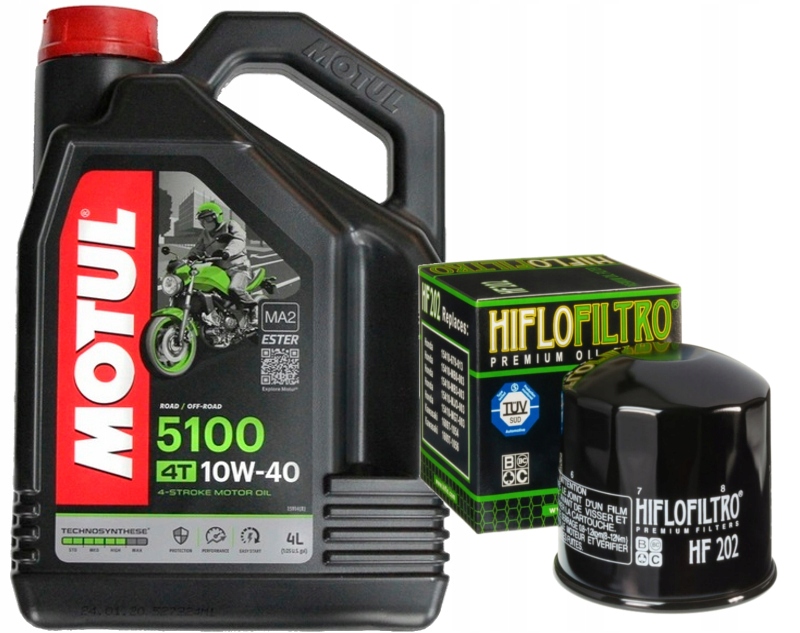 

Motul 10W40 Filtr HF202 Kawasaki Vn 700 750 Vulcan