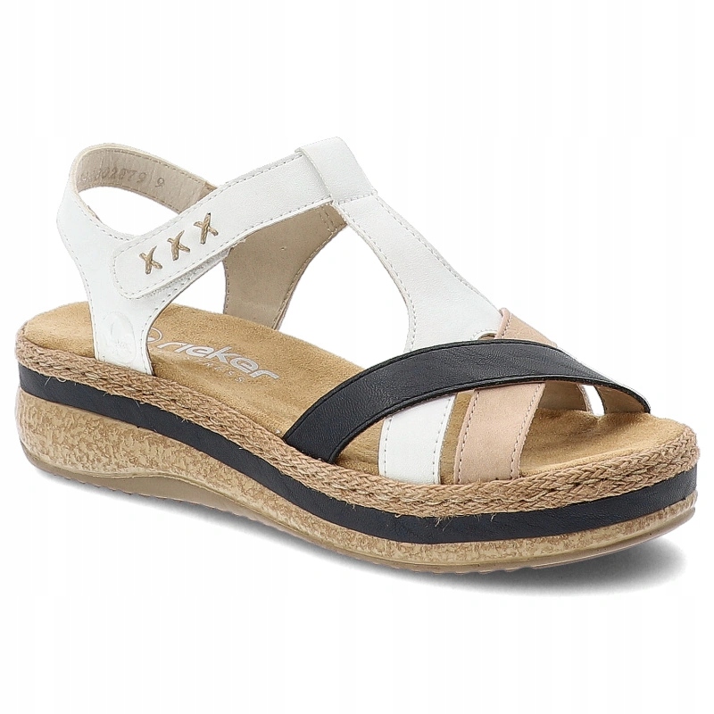 Sandály Rieker V0919-81 White