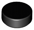 

Lego 98138 Płytka okrągła Tile 1x1 czarny