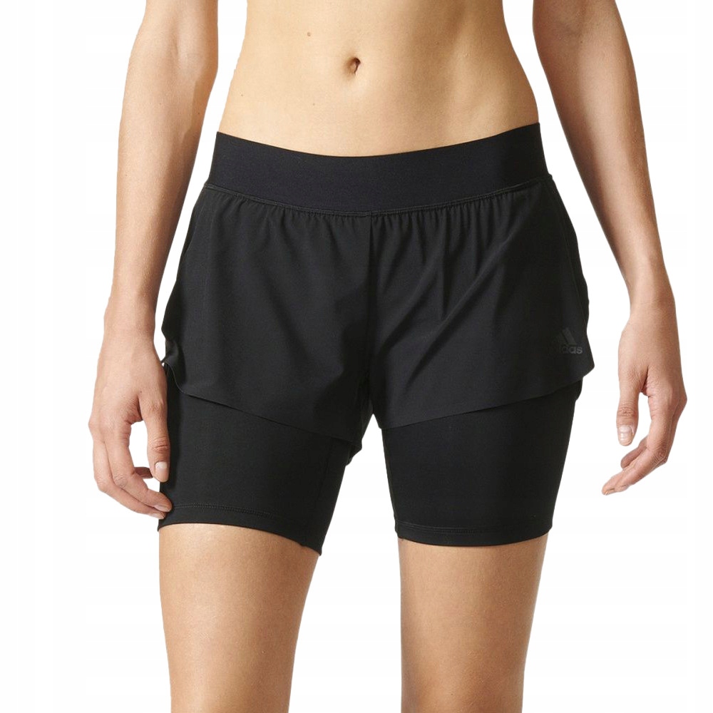 

Adidas 2w1 Damskie Spodenki Treningowe Leginsy