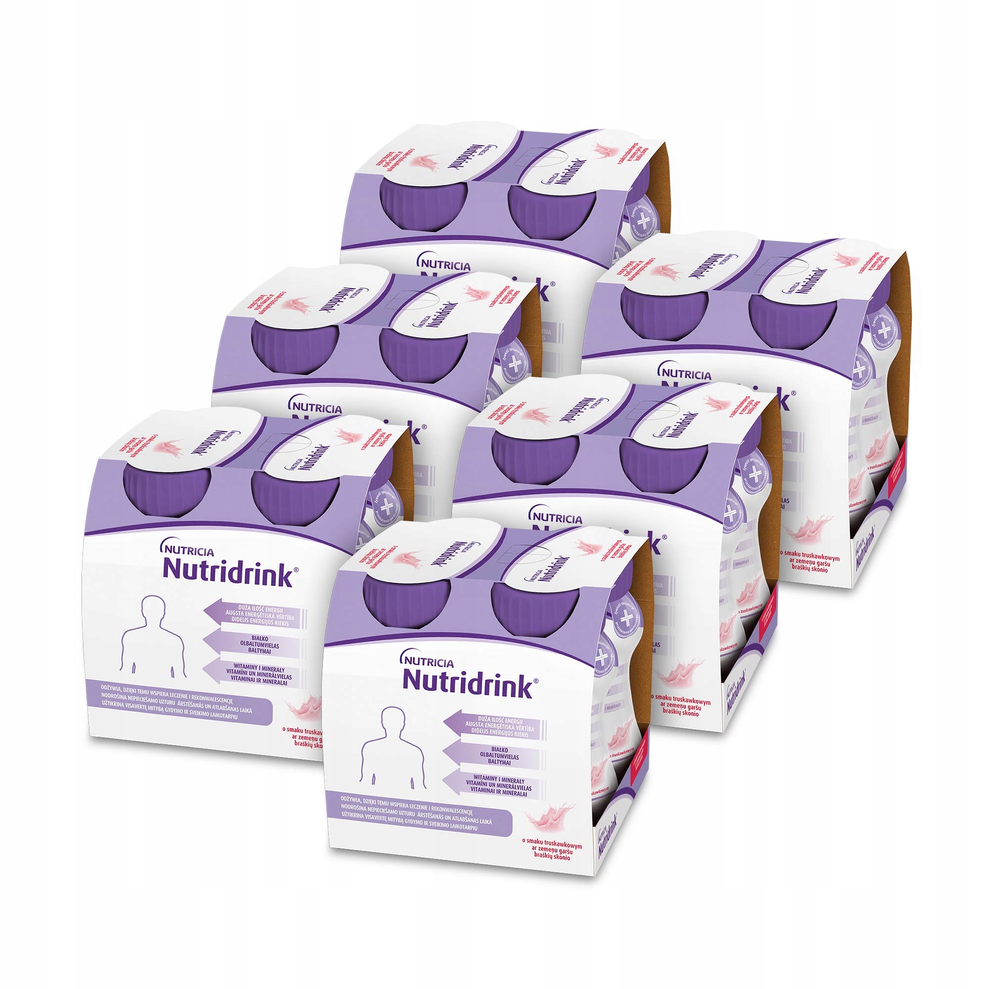 Nutridrink Truskawka Zestaw 24x125ml