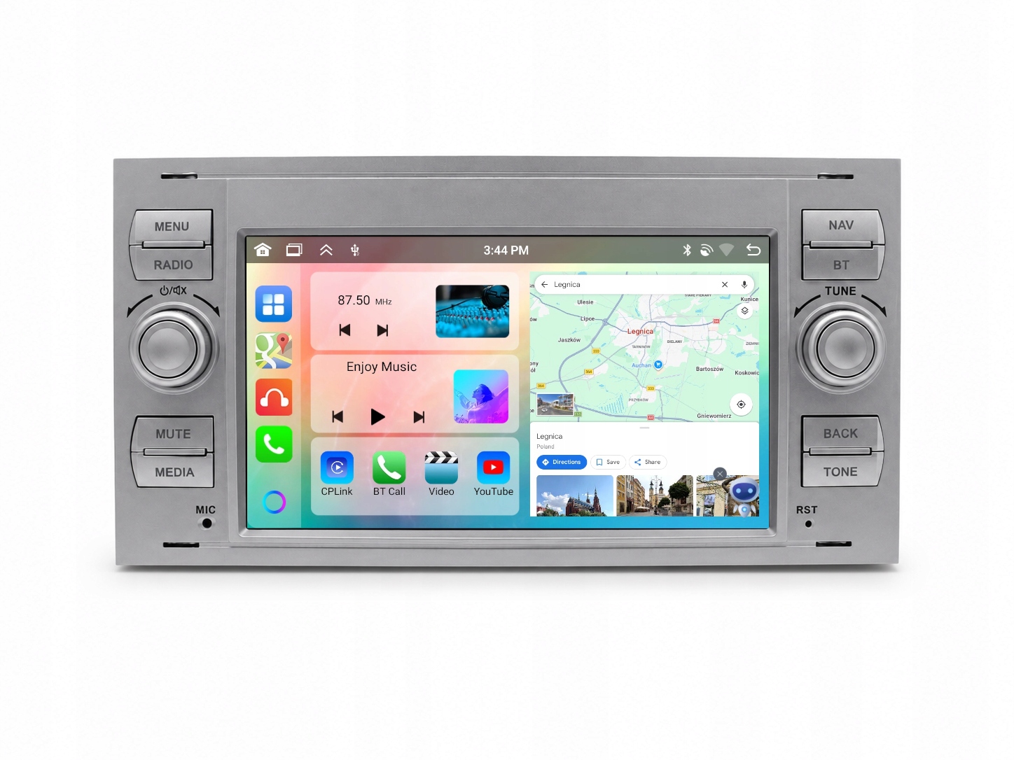 Radio Nawigacja Gps Ford S-max 2006-2009 4GB Ram 64 Gb Android 13 Carplay