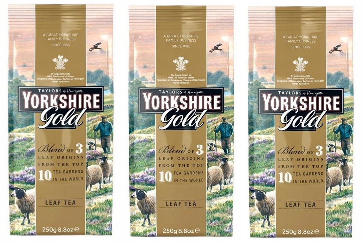Yorkshire 3x Gold Tea herbata sypana 250g Uk