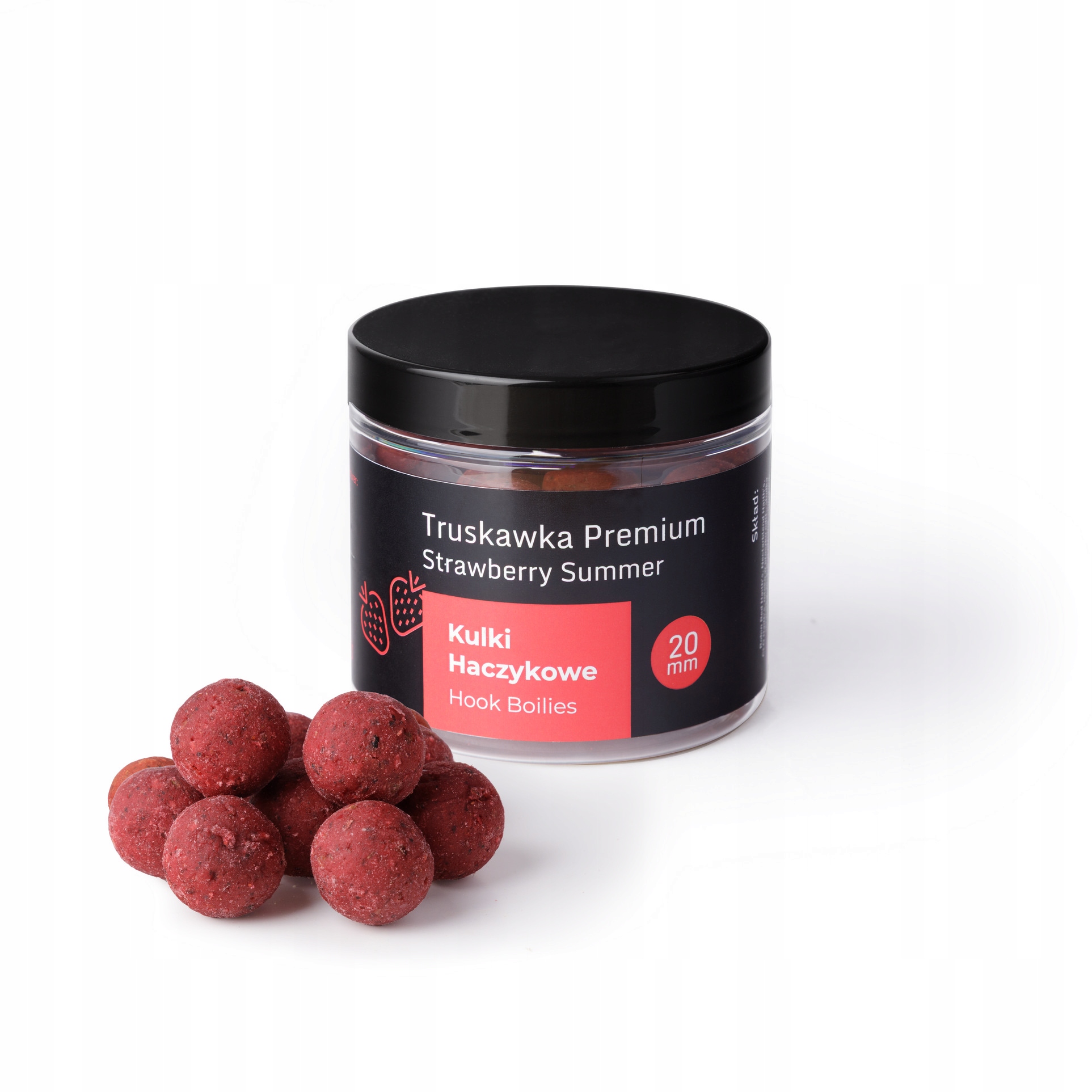 Kulki Proteinowe Haczykowe Truskawka 20mm Carp Target