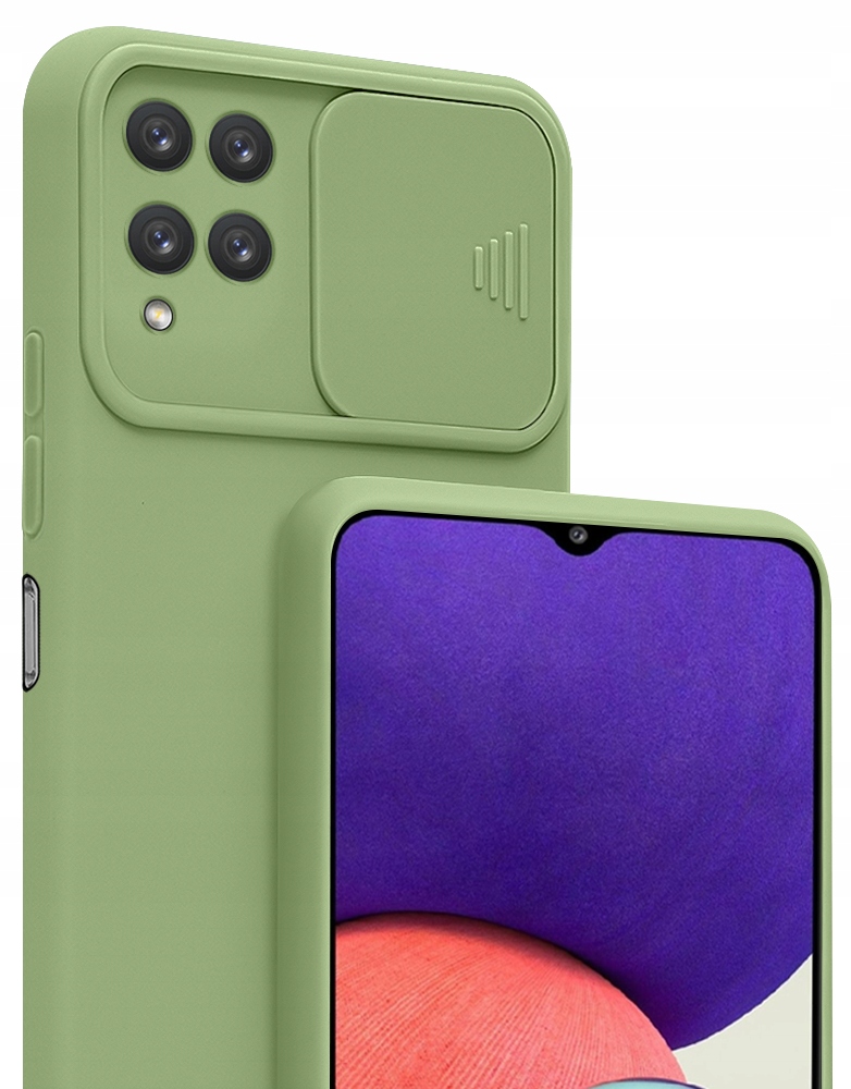 

Etui Silicone CamShield Szkło do Samsung A12 M12