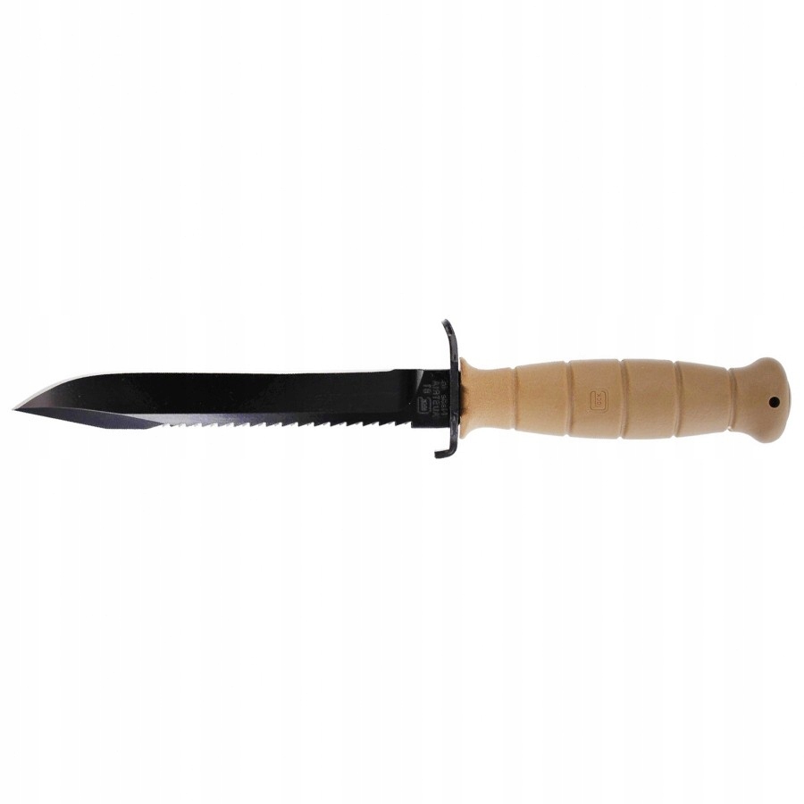 Nóż Glock FM81 Survival Knife brązowy wojskowy