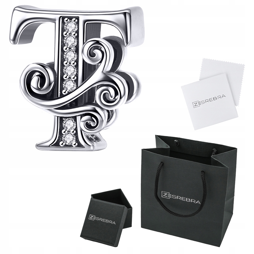 

Charms Litera T do Pandora srebro 925 S925