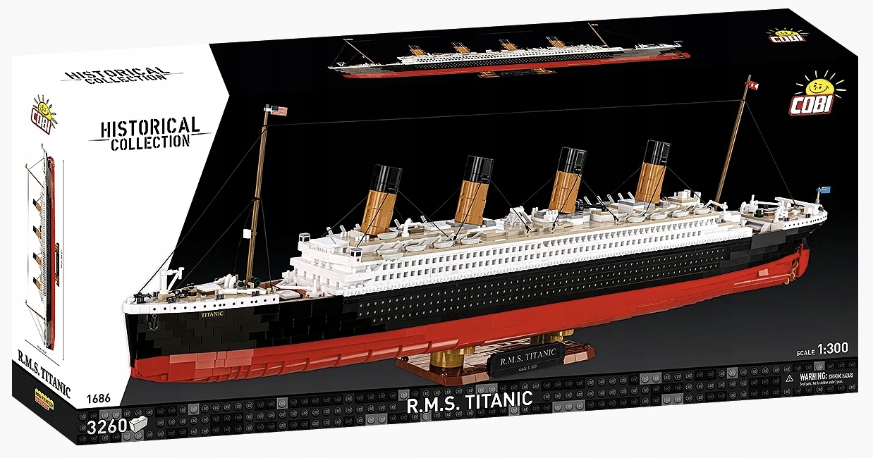 Klocki COBI 1686 RMS Titanic 1:300 Stan opakowania oryginalne
