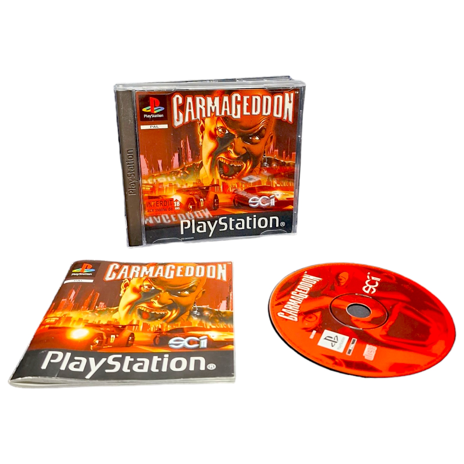 Gra Carmageddon PSX PS1 PS2 PS3 #3 Platforma Sony PlayStation (PSX)
