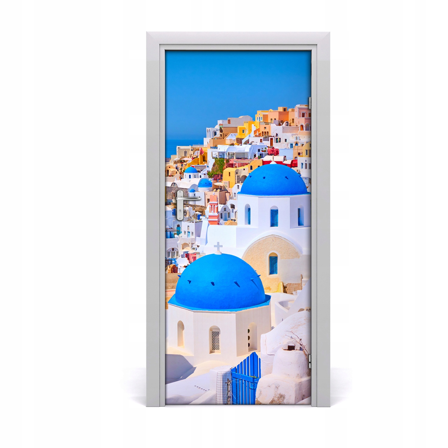 

Fototapeta samoprzylepna na drzwi Miasto Santorini